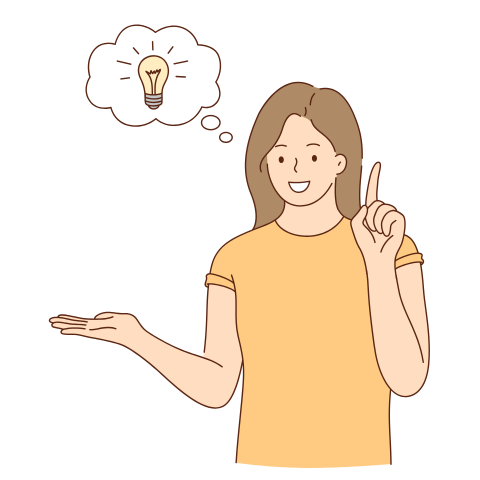 解説する女性